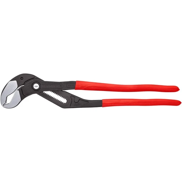 KNIPEX Cobra XXL 87 01 560, 560mm, Rohr- / Wasserpumpen-Zange (rot, Wasserpumpenzange, 20-fach verstellbar)