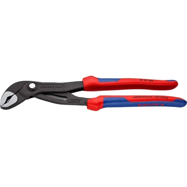 KNIPEX Cobra 87 02 300, 300mm, Rohr- / Wasserpumpen-Zange (Wasserpumpenzange, 30-fach verstellbar)