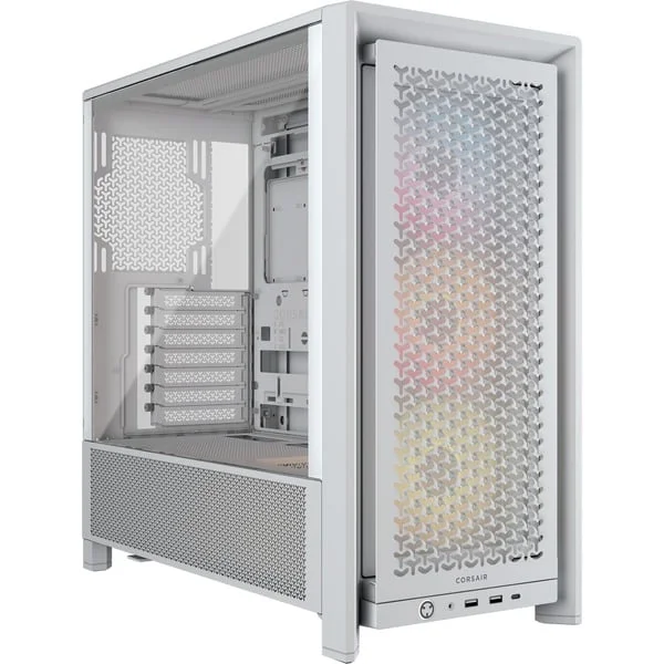 Corsair FRAME 4000D RS ARGB , Tower-Gehäuse (weiß, Tempered Glass)
