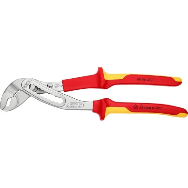 KNIPEX Alligator 88 06 250, 250mm, Rohr- / Wasserpumpen-Zange (Wasserpumpenzange, 9-stufig, VDE)