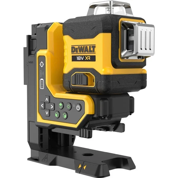 DEWALT Akku-Multilinienlaser 3x360° DCLE34035B, 18Volt, mit Fernbedienung, Kreuzlinienlaser (schwarz/gelb, mit grünen Laserlinien, ohne Akku und Ladegerät)