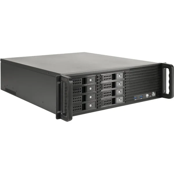 Inter-Tech IPC 3U-3508, Server-Gehäuse (schwarz, 3 Höheneinheiten)