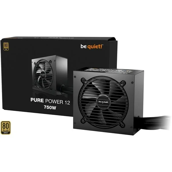 be quiet! Pure Power 12 750W, PC-Netzteil (schwarz, 1x 12-Pin High Power GPU, 3x PCIe, 750 Watt)