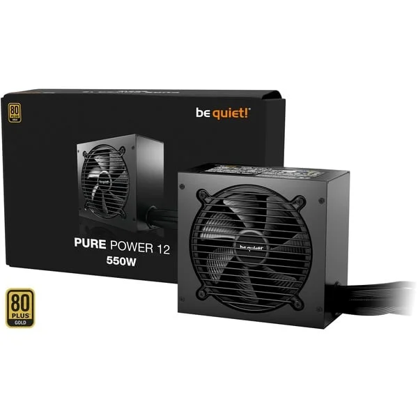 be quiet! Pure Power 12 550W, PC-Netzteil (schwarz, 1x 12-Pin High Power GPU, 2x PCIe, 550 Watt)