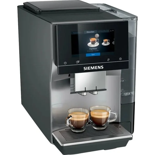 Siemens TP715D01 EQ700 Classic , Vollautomat (grau/schwarz, Home Connect, WiFi)