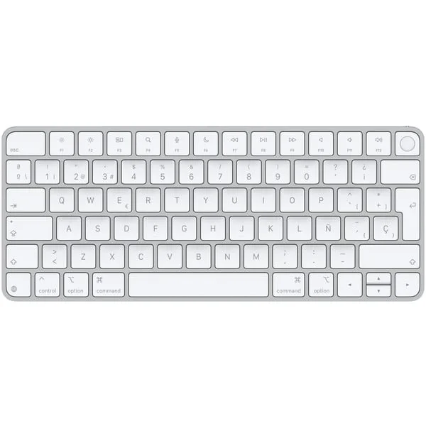 Apple Magic Keyboard mit Touch ID, Tastatur (silber/weiß, ES-Layout, für Mac Modelle mit Apple Chip)