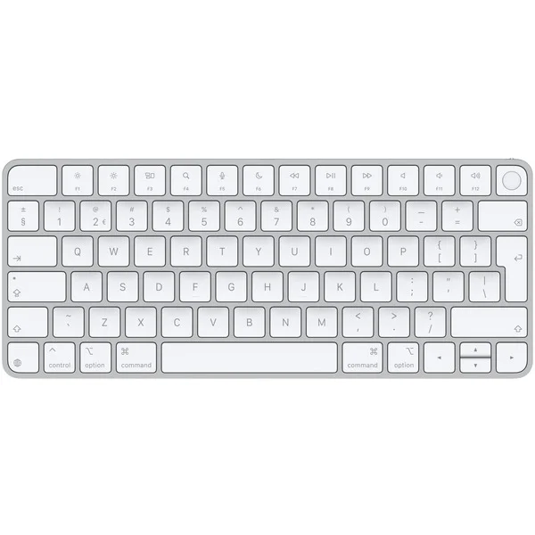 Apple Magic Keyboard mit Touch ID, Tastatur (silber/weiß, NL-Layout, für Mac Modelle mit Apple Chip)