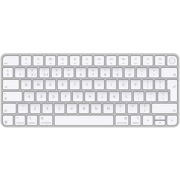 Apple Magic Keyboard mit Touch ID, Tastatur (silber/weiß, UK-Layout, für Mac Modelle mit Apple Chip)