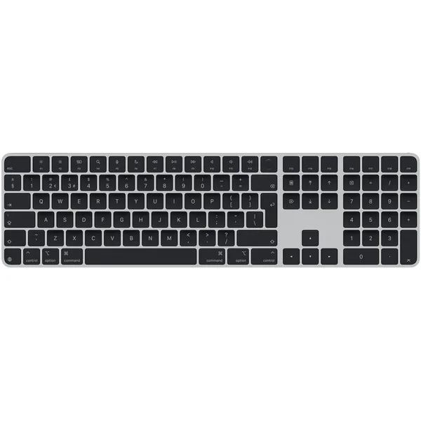Apple Magic Keyboard mit Touch ID und Ziffern­block (silber/schwarz, UK-Layout, für Mac Modelle mit Apple Chip)