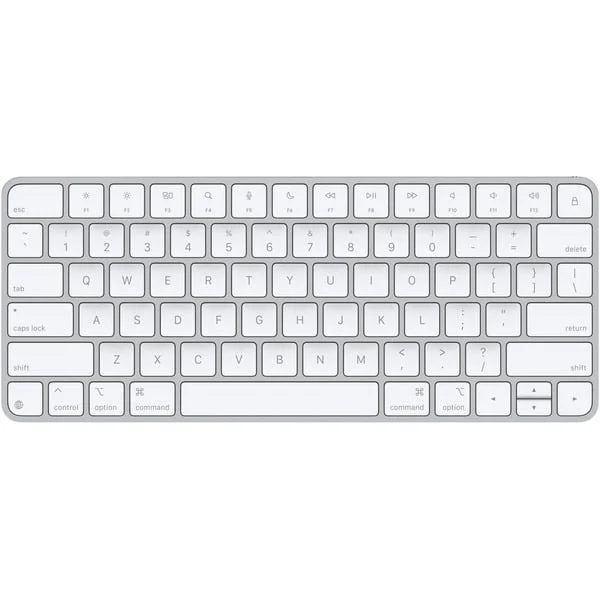 Apple Magic Keyboard, Tastatur (silber/weiß, US-Layout)