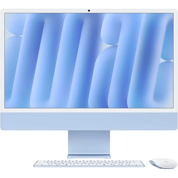Apple iMac 59,62 cm (24") M4 2024, MAC-System (blau/hellblau, macOS, Deutsch)