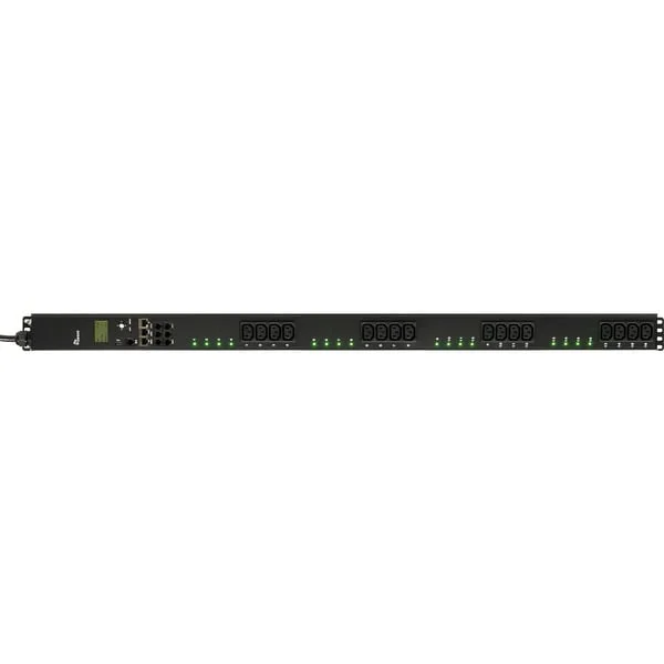 Inter-Tech PDU SA-1632WN, 32A, Steckdosenleiste (schwarz, 16 schaltbare C13 Steckdosen)