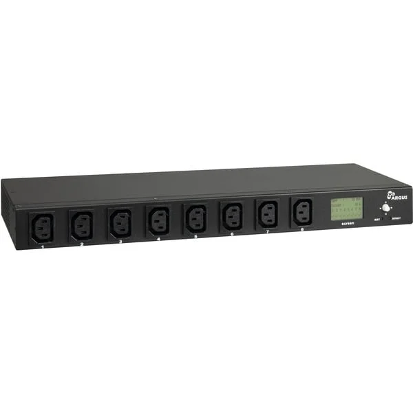 Inter-Tech PDU SA-0816, 16A, Steckdosenleiste (schwarz, 8 schaltbare C13 Steckdosen)