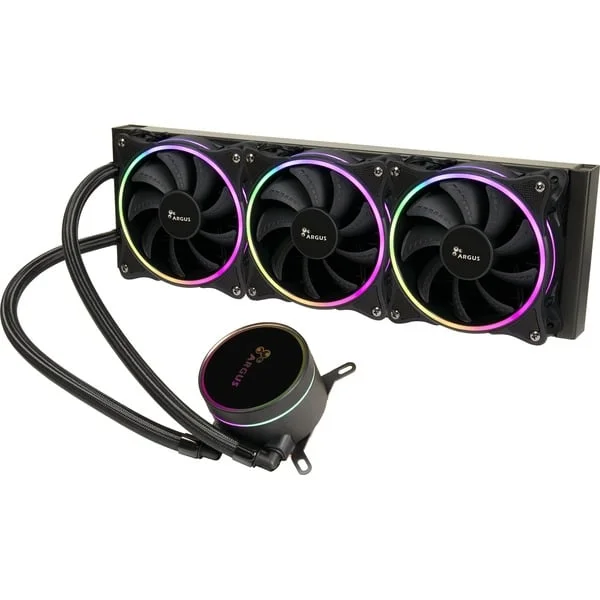 Inter-Tech Argus Iceman LC-360 RGB, Wasserkühlung (schwarz)
