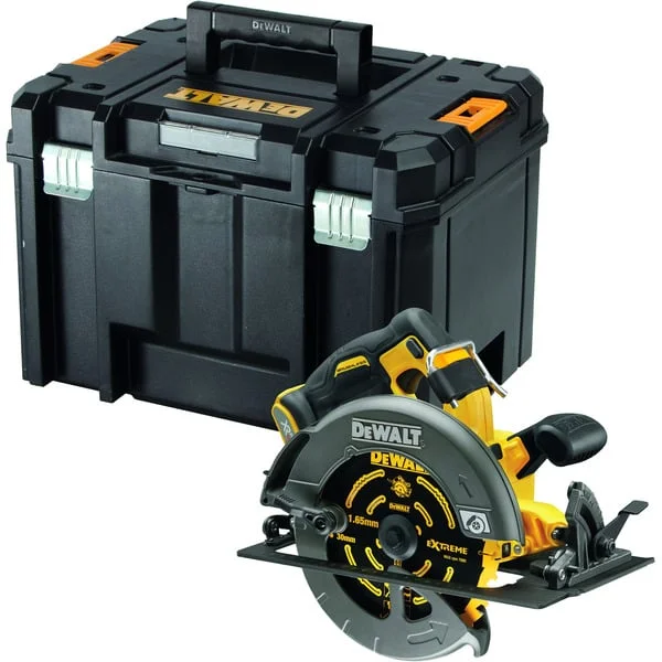 DEWALT XR FLEXVOLT Akku-Handkreissäge DCS578NT, 54 Volt (gelb/schwarz, ohne Akku und Ladegerät, in TSTAK Box)