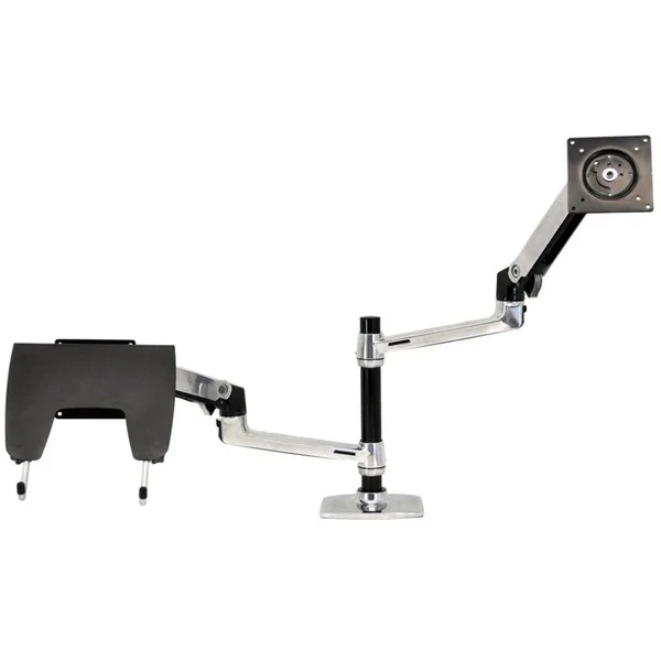 Ergotron LX Dual Monitor Arm, Monitorhalterung (silber)