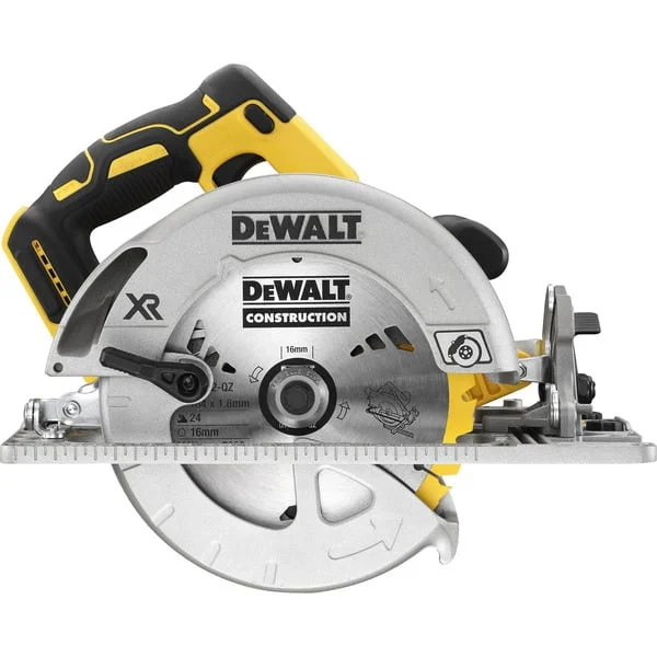 DEWALT Akku-Handkreissäge DCS572NT, 18 Volt (gelb/schwarz, ohne Akku und Ladegerät, in TSTAK Box VI)