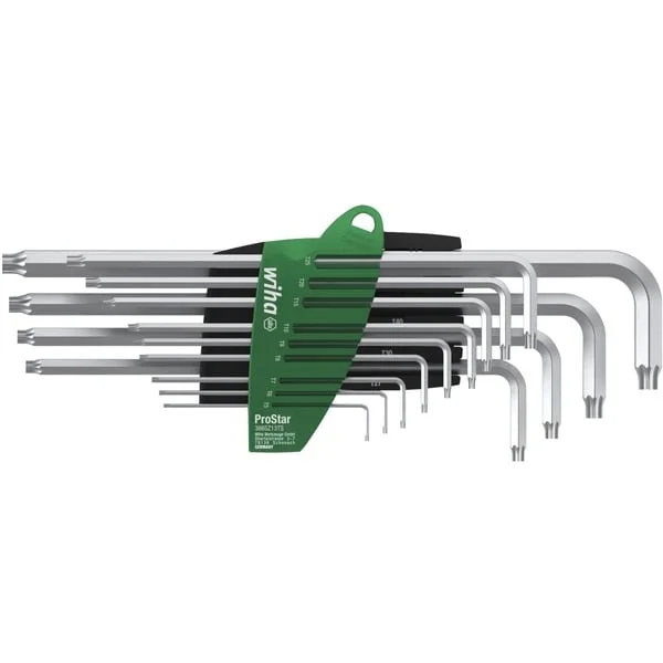 Wiha Stiftschlüssel-Set im ProStar Halter, Sechsrund, Schraubendreher (silber, 13-teilig)