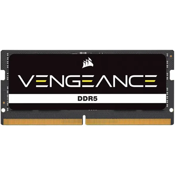 Corsair SO-DIMM 16 GB DDR5-5600, Arbeitsspeicher (schwarz, CMSX16GX5M1A5600C48, Vengeance)