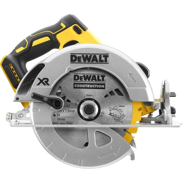 DEWALT Akku-Handkreissäge DCS570NT, 18 Volt (gelb/schwarz, ohne Akku und Ladegerät, in TSTAK Box VI)