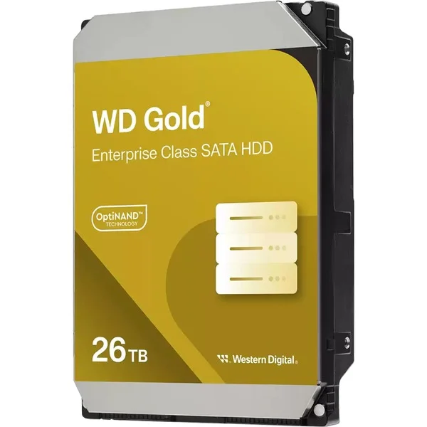 WD Gold Enterprise Class 26 TB, Festplatte (SATA 6 Gb/s, 3,5", WD Gold)