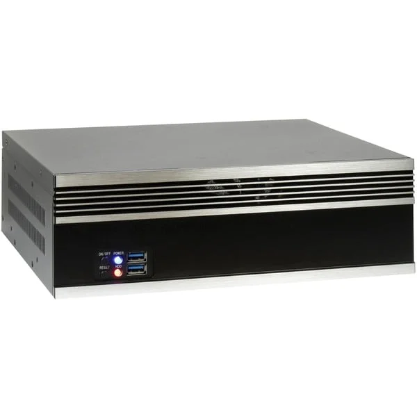 Inter-Tech IPC Industrial S25, HTPC-Gehäuse (schwarz/silber)