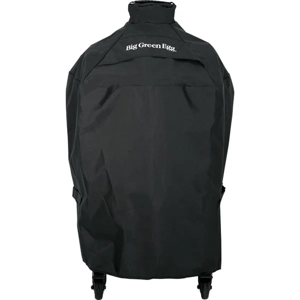 Big Green Egg Cover für Egg Small / Medium / MiniMax mit Anbauten, Schutzhaube (schwarz)