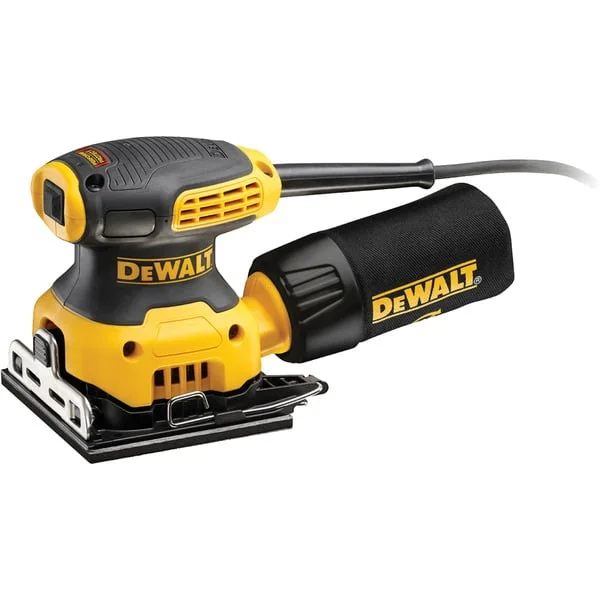 DEWALT Vibrationsschleifer DWE6411-QS, 108x115 mm, Schwingschleifer (gelb/schwarz, 230 Watt)