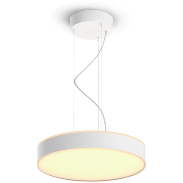Philips HUE White Ambiance Enrave Pendelleuchte, LED-Leuchte (weiß)