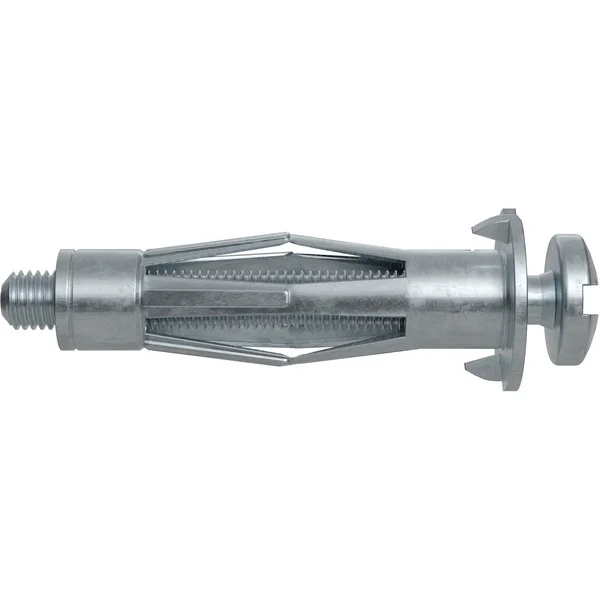 fischer Hohlraum-Metalldübel HM 6x65 S (silber, 50 Stück, mit metrischer Schraube)