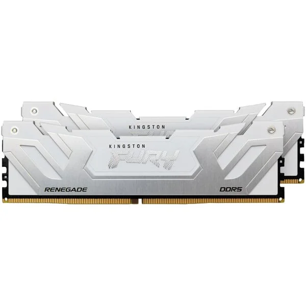 Kingston FURY DIMM 48 GB DDR5-8800 (2x 24 GB) Dual-Kit, Arbeitsspeicher (silber/weiß, KF588CU42RWK2-48, Renegade, INTEL XMP)