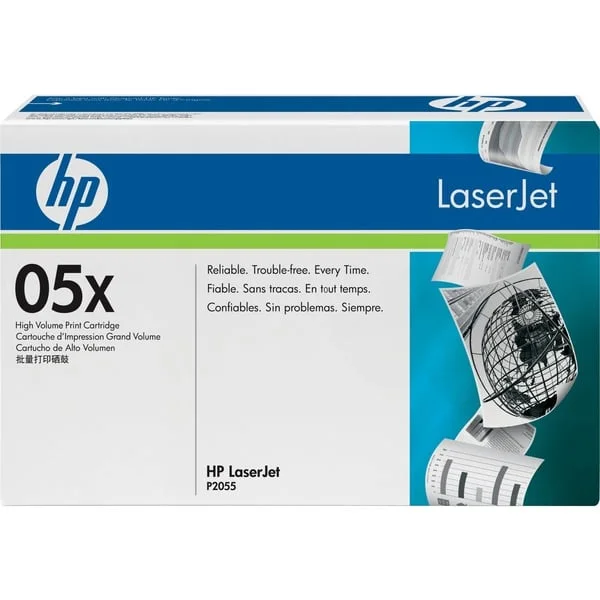 HP Toner schwarz 05X (CE505X) (schwarz, Retail)