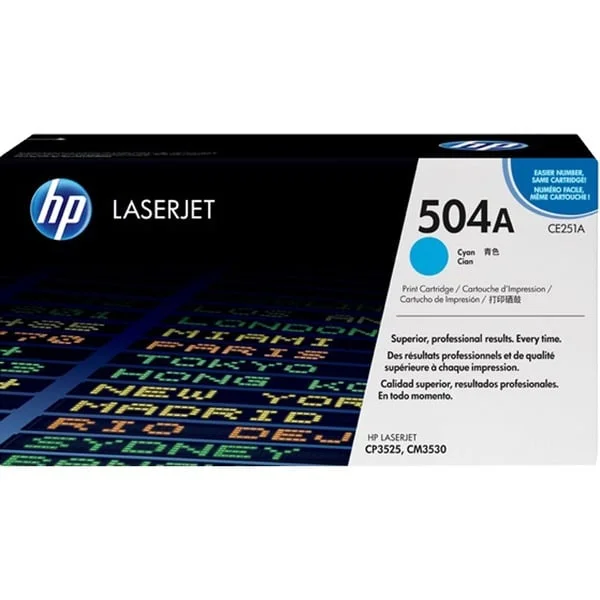HP Toner cyan 504A (CE251A) (türkis)