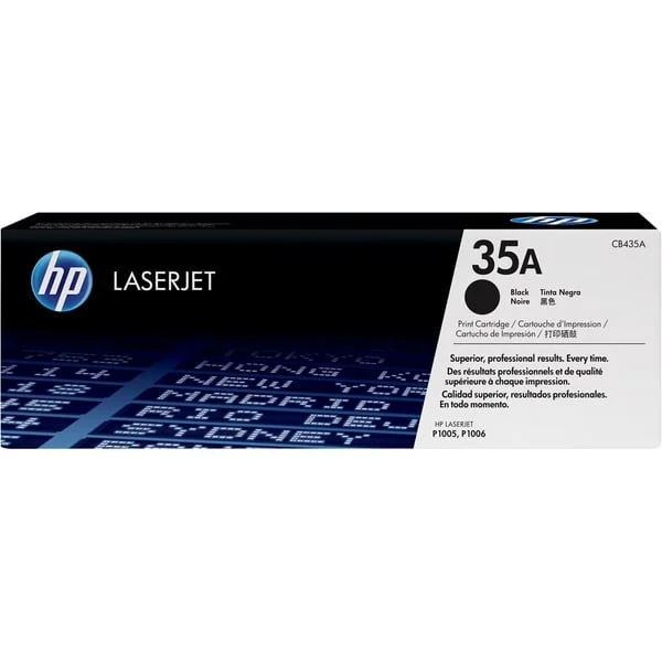 HP Toner schwarz 35A (CB435A) (schwarz, Retail)