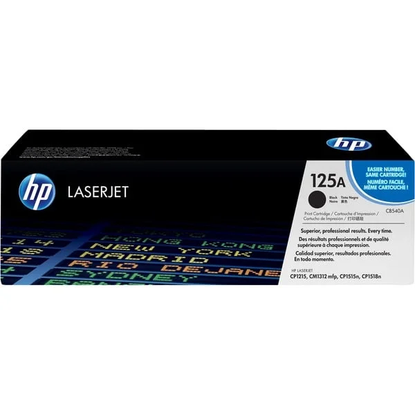HP Toner schwarz 125A (CB540A) (schwarz, Retail)