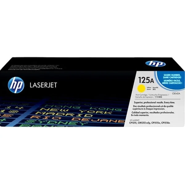 HP Toner gelb 125A (CB542A) (gelb, Retail)