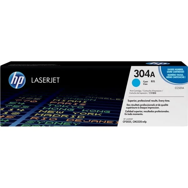 HP Toner cyan 304A (CC531A) (türkis, Retail)