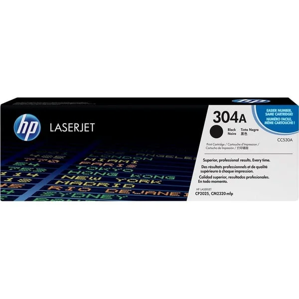 HP Toner schwarz 304A (CC530A) (schwarz, Retail)