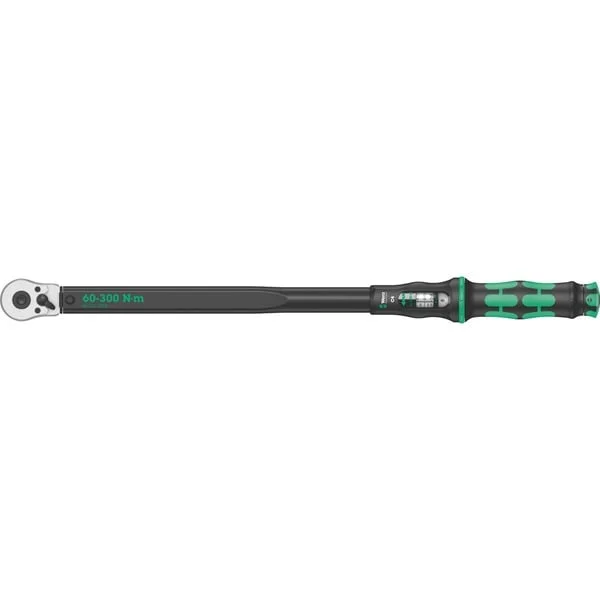 Wera Drehmomentschlüssel mit Umschaltknarre Click-Torque C 4 (schwarz/grün, Abtrieb 1/2")