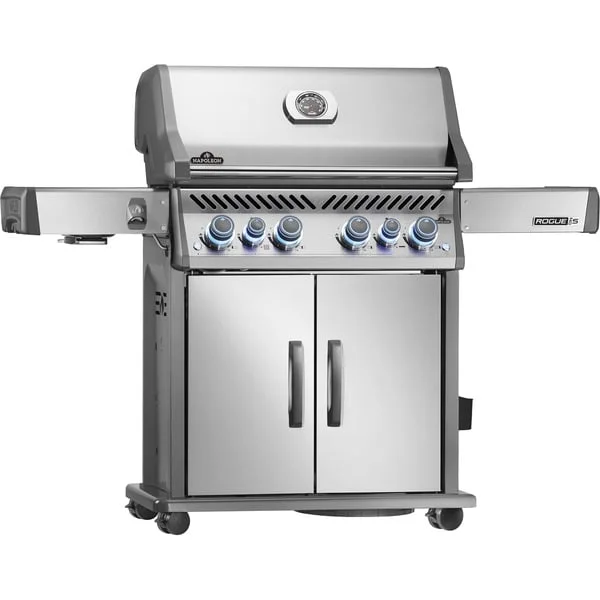 Napoleon Gasgrill Rogue PRO-S 525 Edelstahl (edelstahl, mit SIZZLE-ZONE und Heckbrenner, Modell 2025)