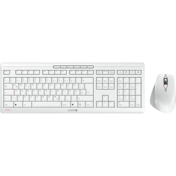 CHERRY STREAM DESKTOP COMFORT, Desktop-Set (weiß, DE-Layout, Cherry SX-Scherentechnologie)