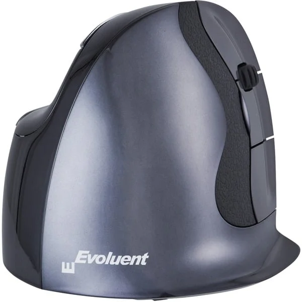 Evoluent VerticalMouse D, Maus (schwarz/silber, Large, RH)