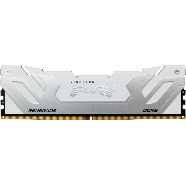 Kingston FURY CU-DIMM 24 GB DDR5-8400, Arbeitsspeicher (silber/weiß, KF584CU40RW-24, FURY Renegade, INTEL XMP)