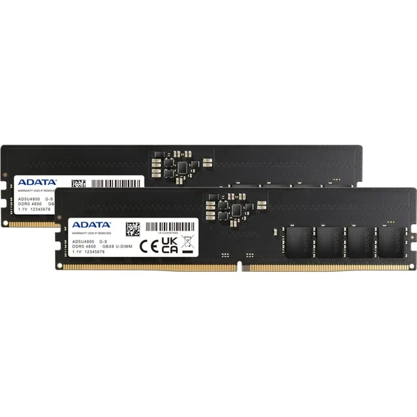 ADATA DIMM 64 GB DDR5-4800 (2x 32 GB) Dual-Kit, Arbeitsspeicher (schwarz, AD5U480032G-DT, Premier)
