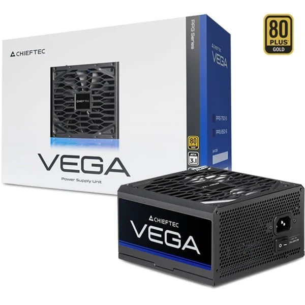 Chieftec VEGA PPG-850-S, PC-Netzteil (schwarz, 1x 12 Pin High Power GPU, 4x PCIe, 850 Watt)
