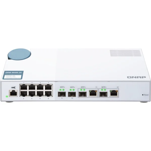 QNAP QSW-M408-2C, Switch (weiß)