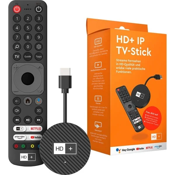 HD+ IP TV-Stick, Streaming-Client (schwarz, 32 GB)