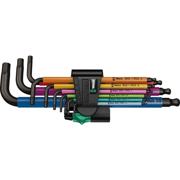 Wera Winkelschraubendreher Satz 950 SPKL/9 SM N SB (mit Halteclip)