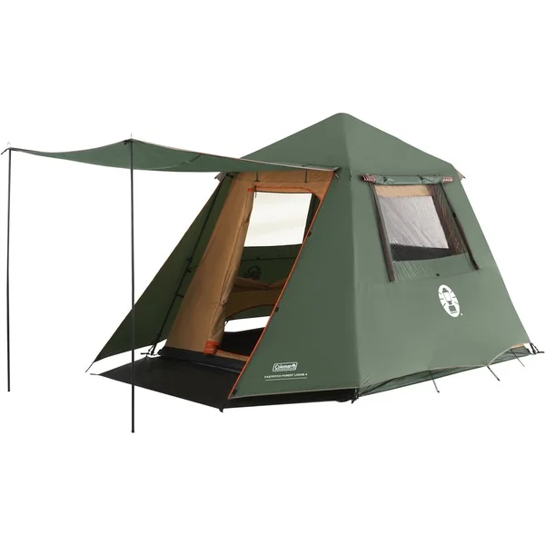 Coleman Kabinenzelt FastPitch Forest Lodge 4 (dunkelgrün/beige, Modell 2025)