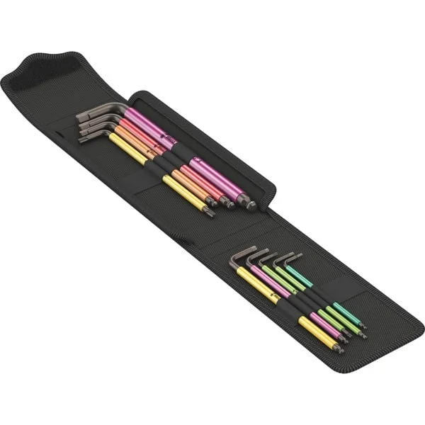Wera Bicycle Set 4, Schraubendreher (schwarz, 9-teilig, in robuster Falttasche)